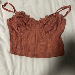 Lace Bustier Top